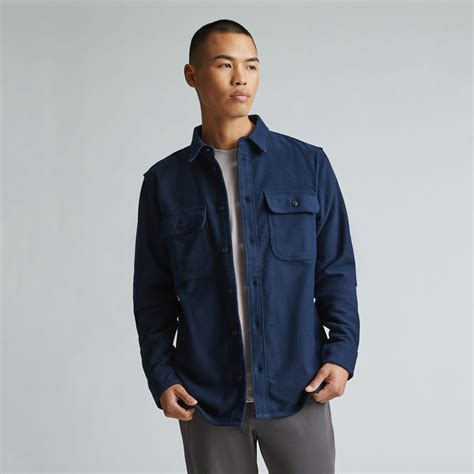 men's heavyweight overshirt.